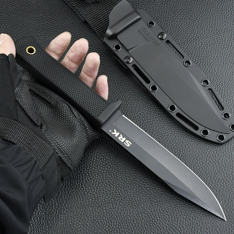 Bushcraft Knife Fixed - SKR hoja fija recta RN fibra