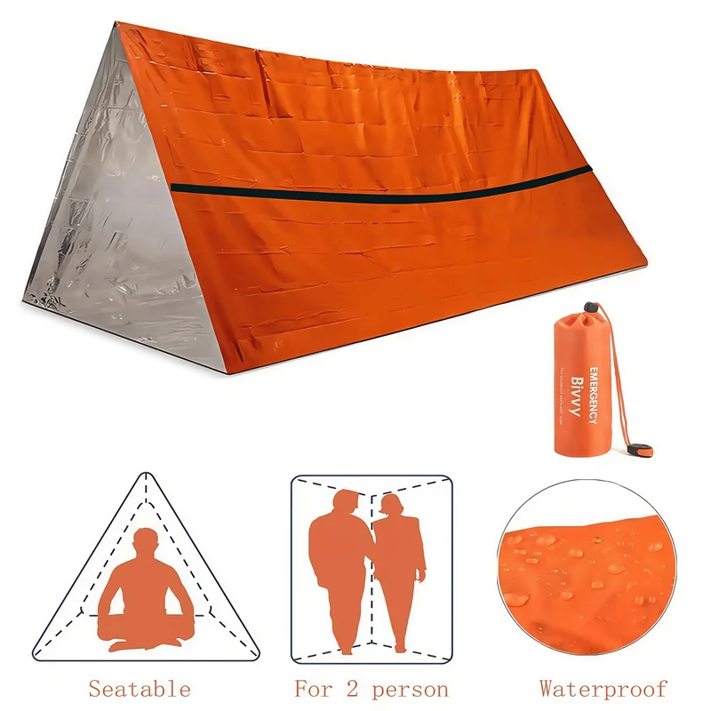 Bivy Bag Emergency - Refugio de Emergencia para 2 Personas,
