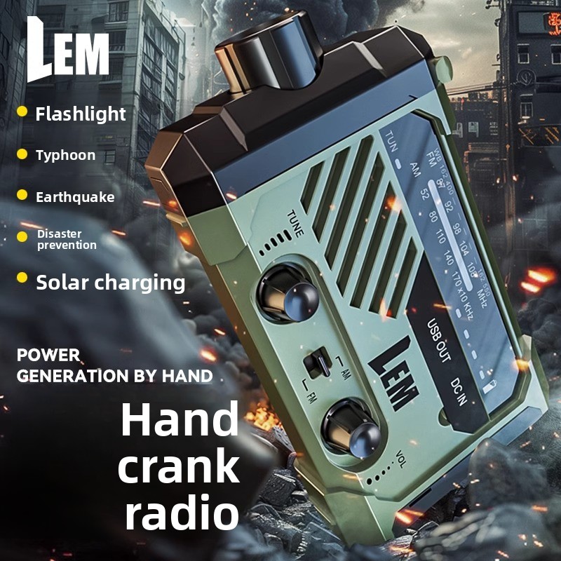 Radio de Supervivencia de Emer - Solar Emergency Charger reseña y precio